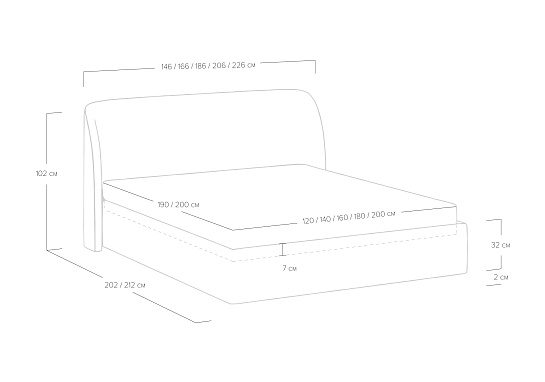 Кровать Nicole